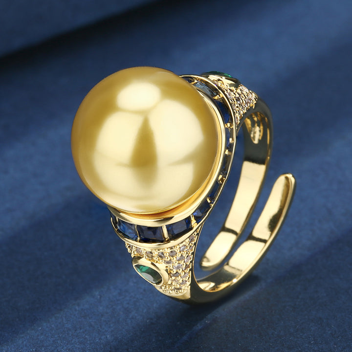 Luminous Halo Statement Ring