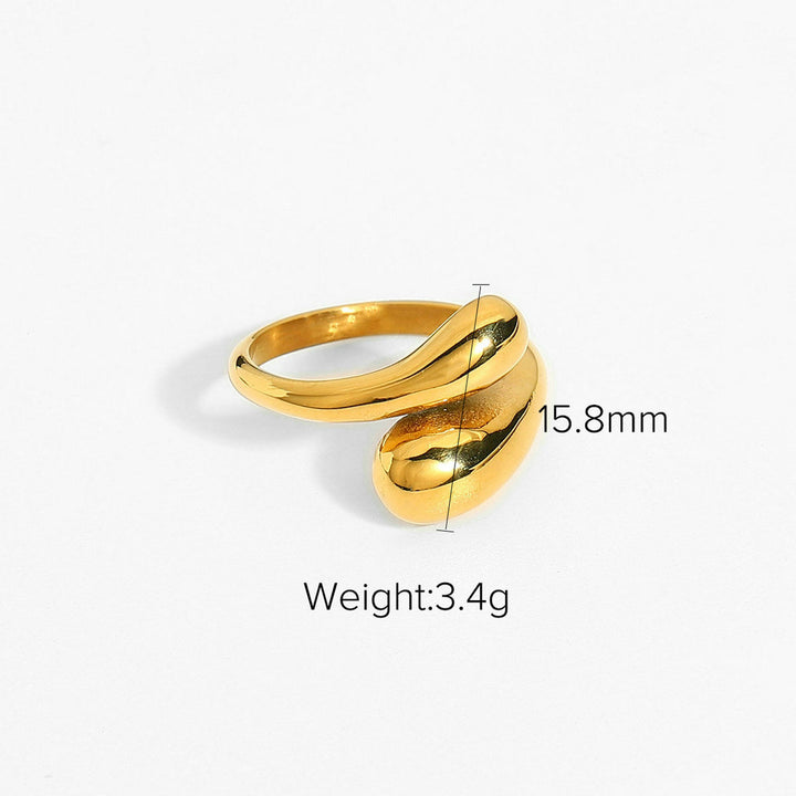 Sculptural Open Wrap Ring