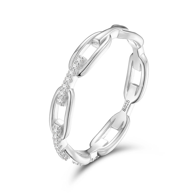 Linked Elegance Ring