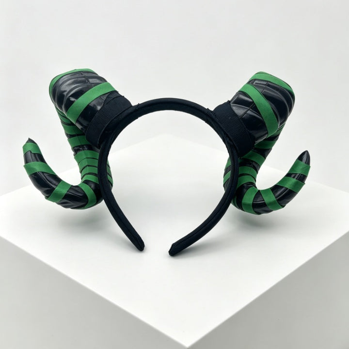 Striped Demon Horn Halloween Headband