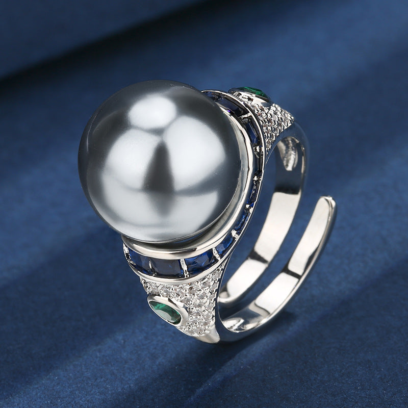 Luminous Halo Statement Ring