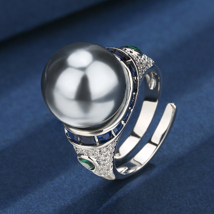Luminous Halo Statement Ring