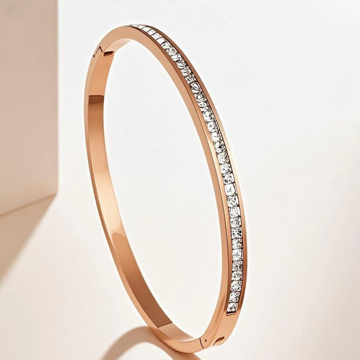 Pavé Crystal Bangle Bracelet