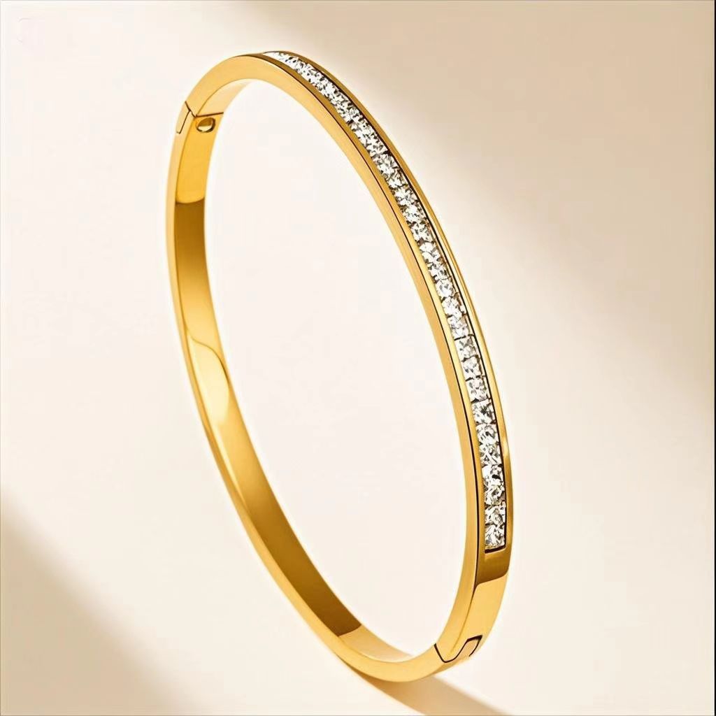 Pavé Crystal Bangle Bracelet