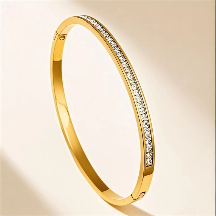Pavé Crystal Bangle Bracelet