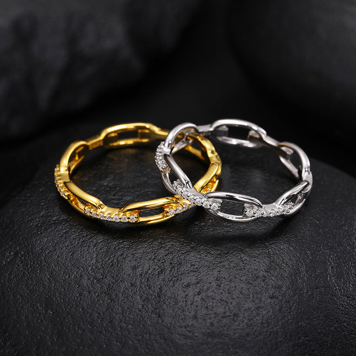 Linked Elegance Ring