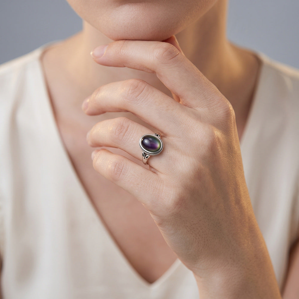 Mystic Moonlight Mood Ring