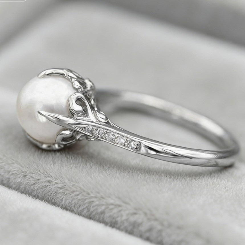 Natural Pearl Vintage Ring