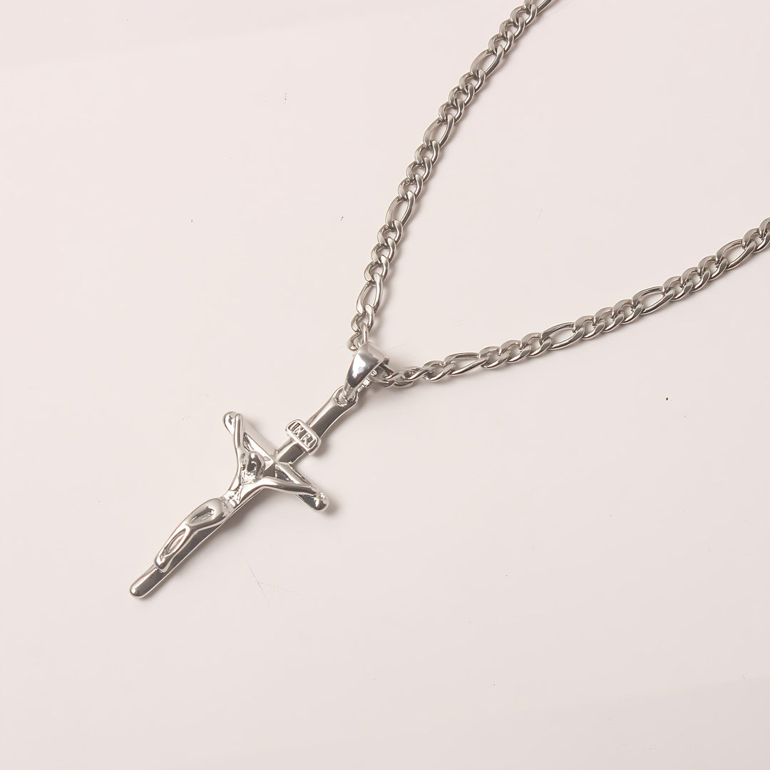 Classic Crucifix Pendant Necklace