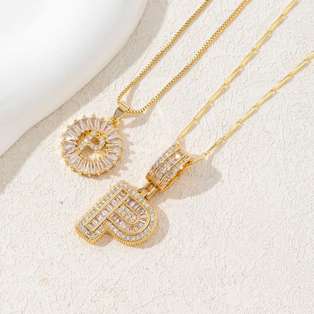 Personalized Initial Pendant Necklace