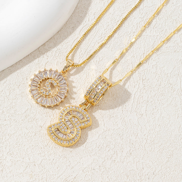 Personalized Initial Pendant Necklace