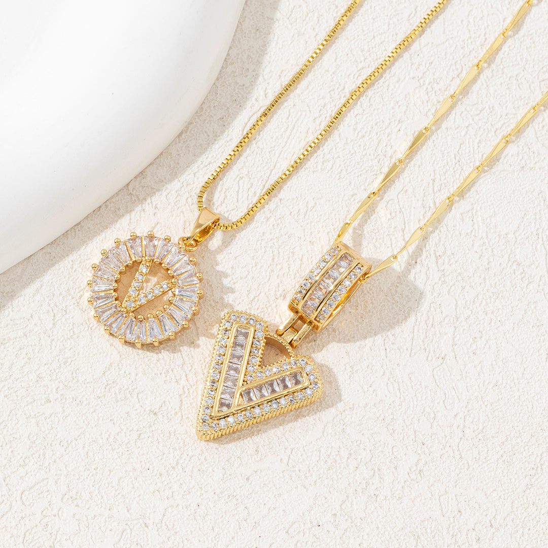 Personalized Initial Pendant Necklace
