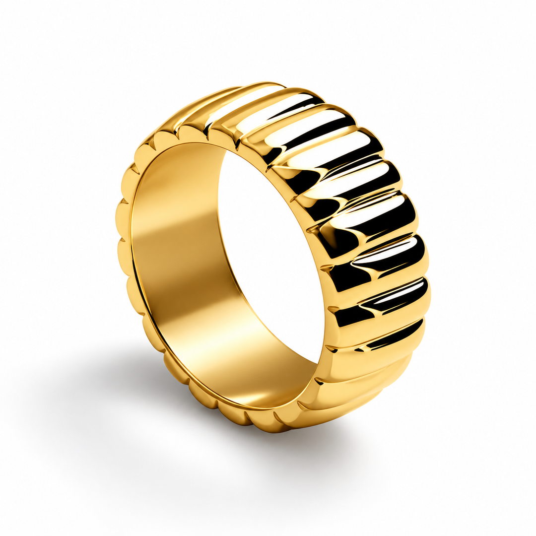 Modern Groove Gift Ring