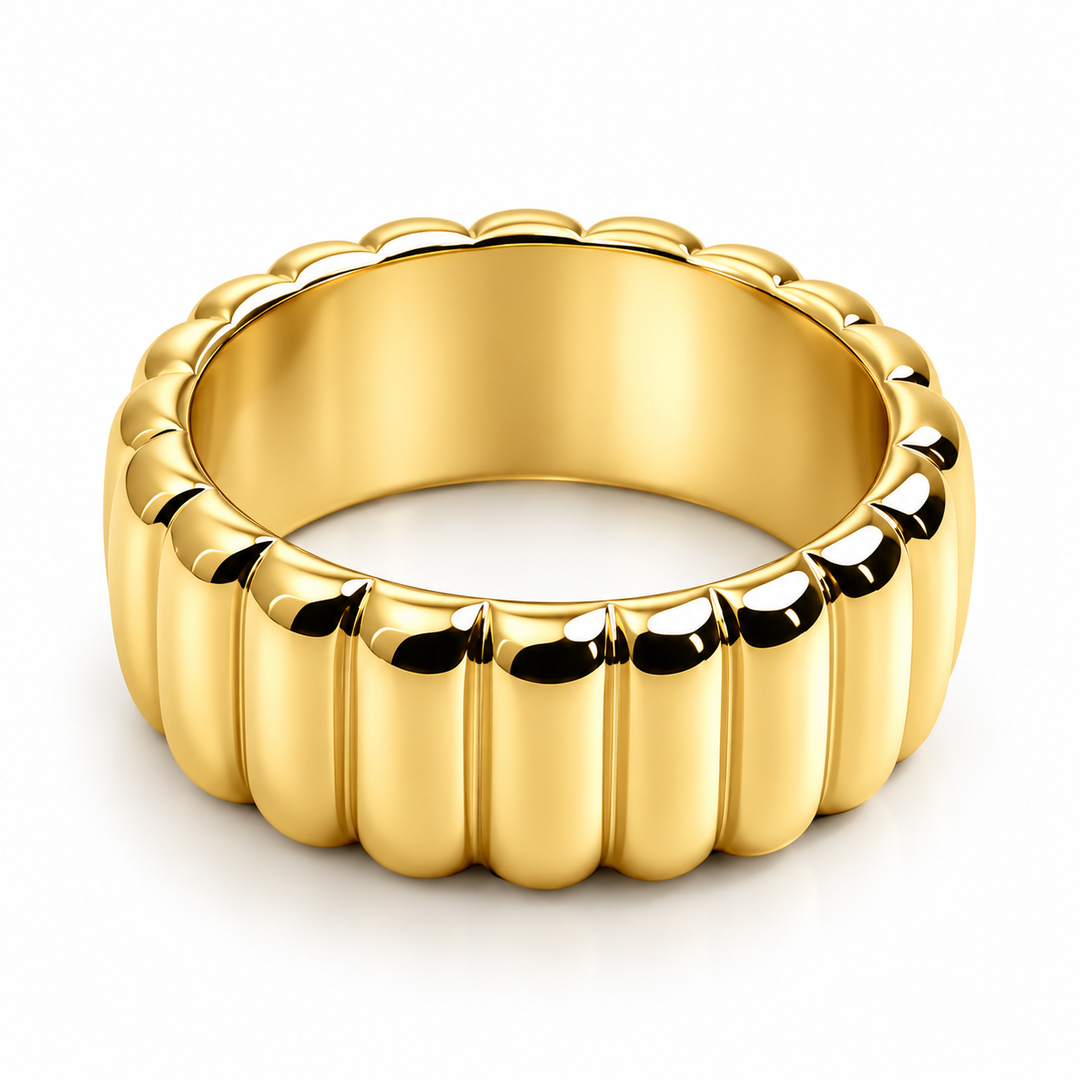 Modern Groove Gift Ring