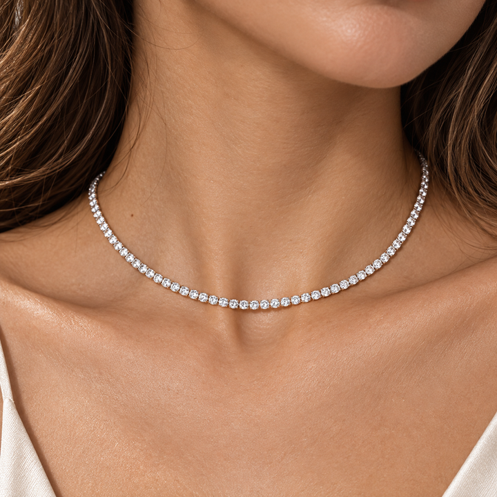 Classic Tennis Chain Necklace