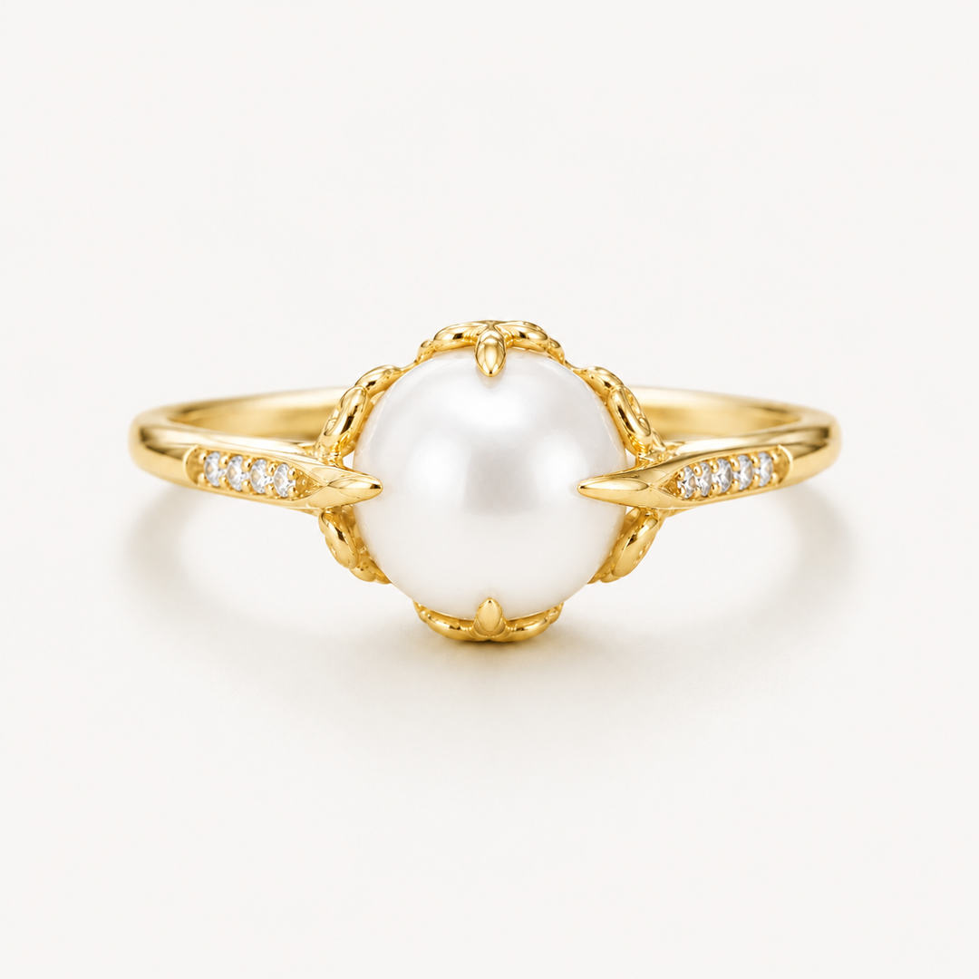 Natural Pearl Vintage Ring