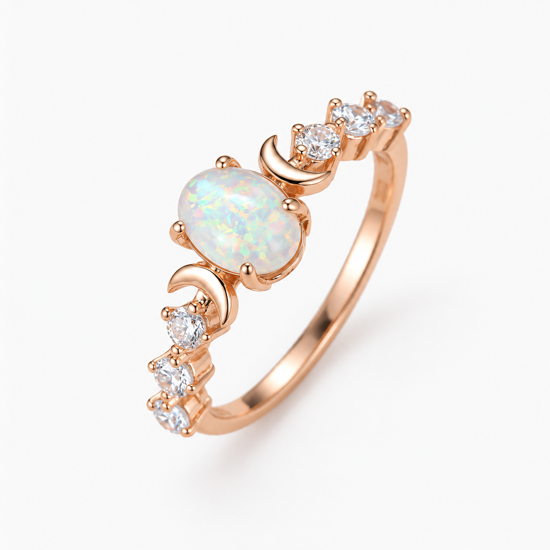 Moonlit Oval Ring