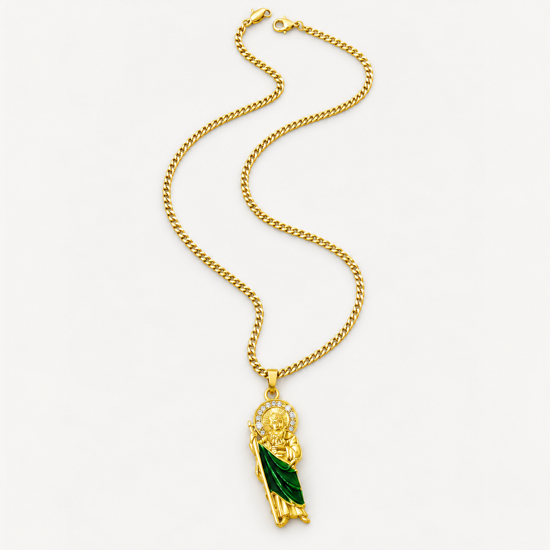 Saint Jude Pendant Necklace