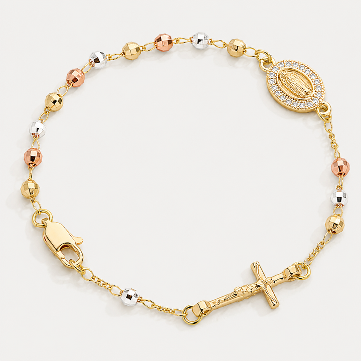 "Faith &amp; Grace" Rosary Bracelet