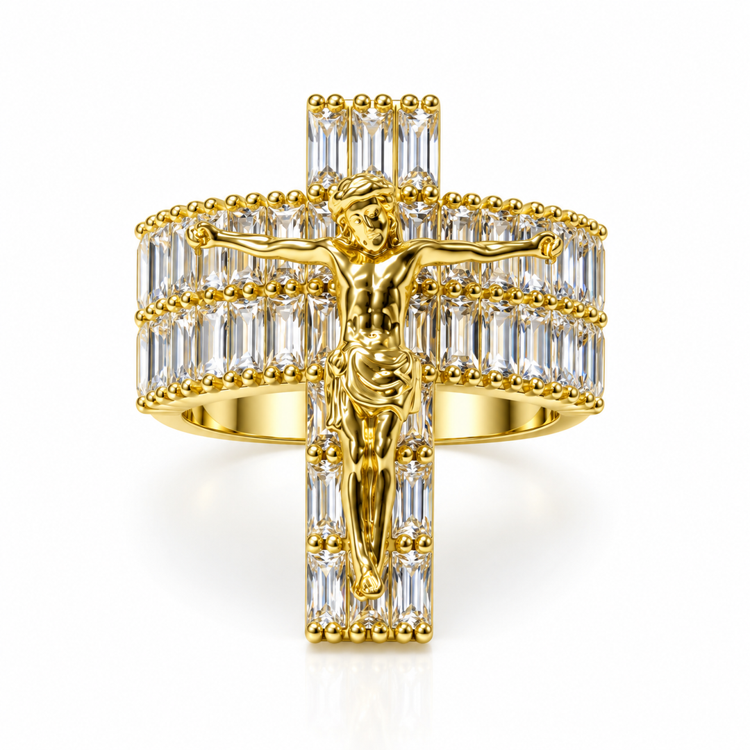 Sacred Grace Crucifix Ring