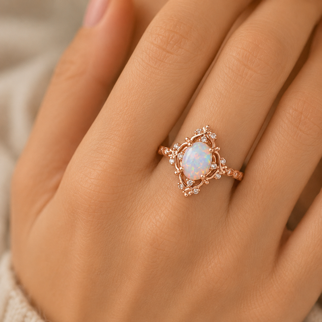 Vintage Oval Statement Ring