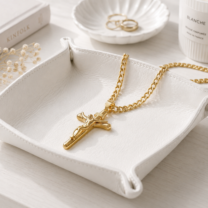 Classic Crucifix Pendant Necklace