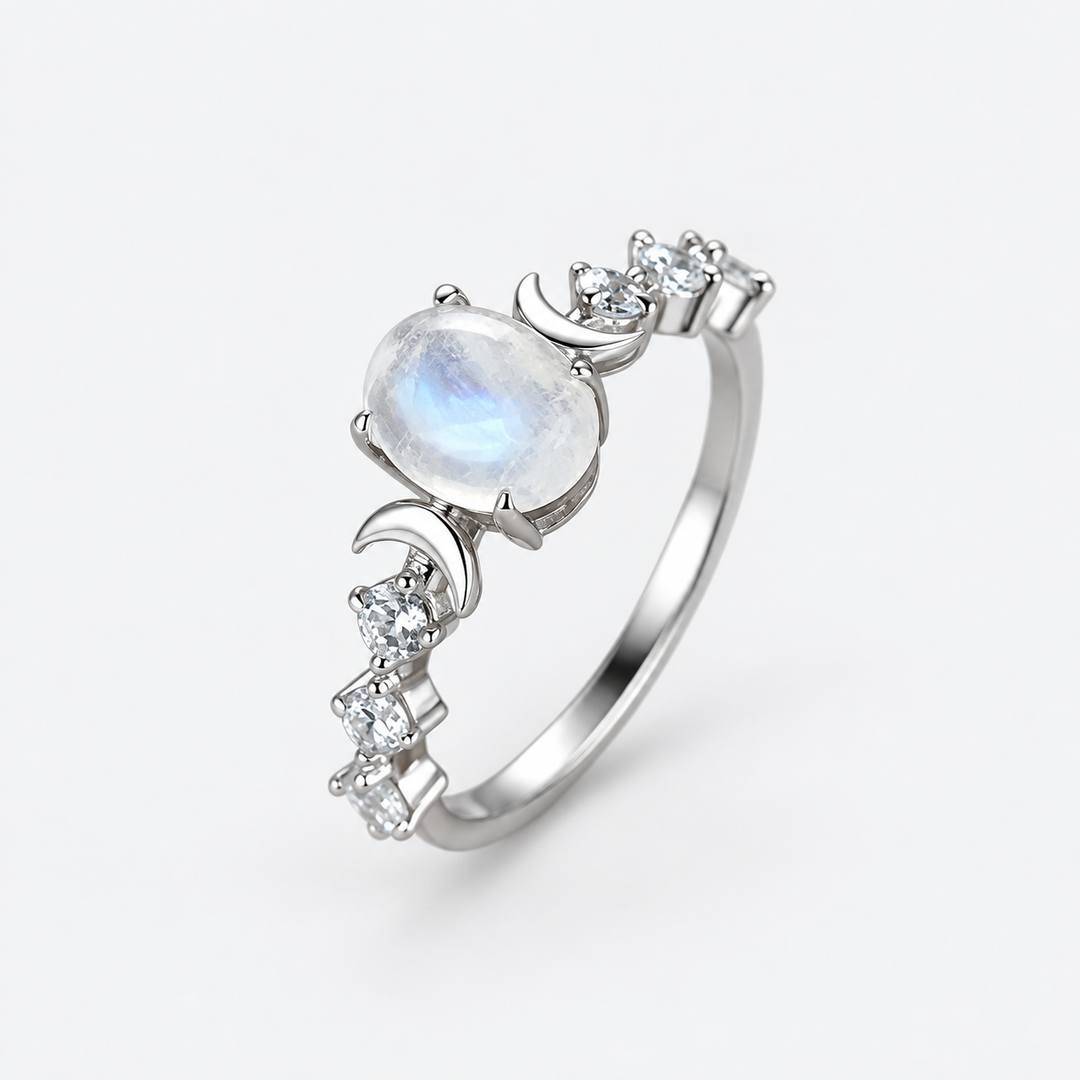 Moonlit Oval Ring