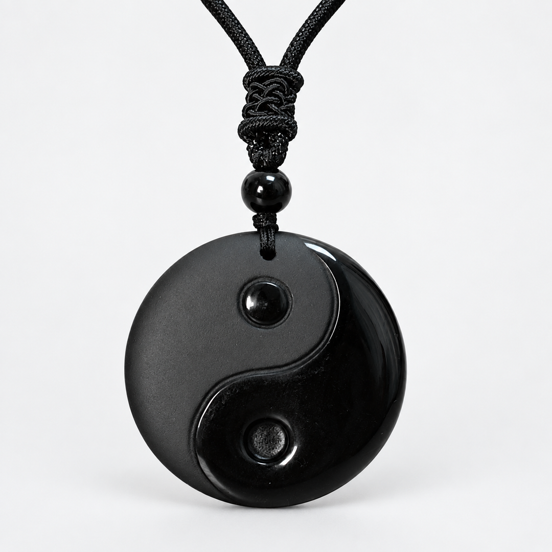 Yin Yang Obsidian Balance Necklace