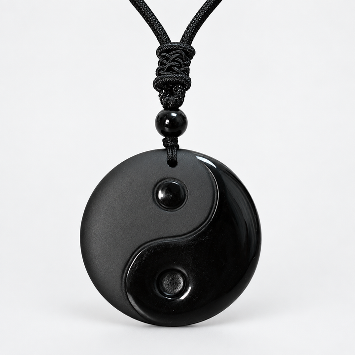 Yin Yang Obsidian Balance Necklace
