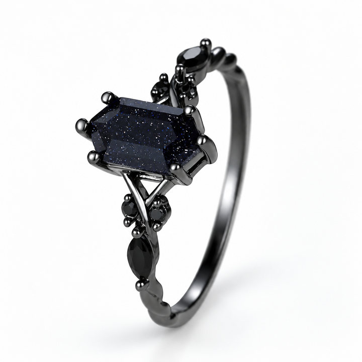"Midnight Galaxy" Statement Ring